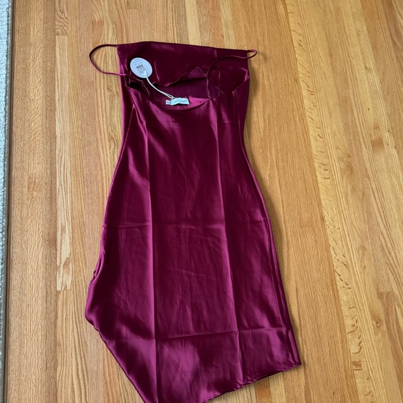 BURGUNDY DRESS, PETAL & PUP - Picture 3 of 3